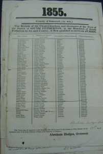 Jury List 1855 South Petherton